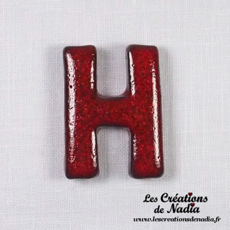 Lettre H en céramique Lettre H en céramique