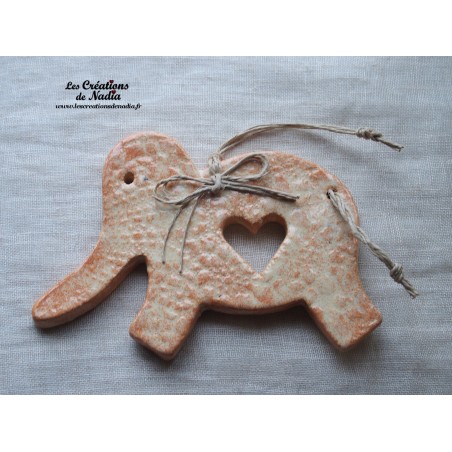 Eléphant vanille en céramique Eléphant vanille en céramique