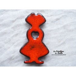 Magnet alsacienne couleur orange