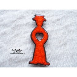 Magnet alsacien couleur orange