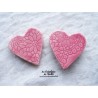 Magnet coeur couleur rose