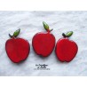 Magnet pomme rouge