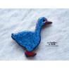 Magnet oie couleur bleu turquoise foncé