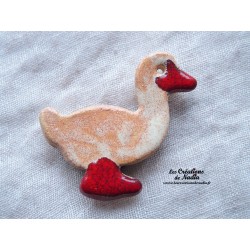 Magnet canard couleur vanille