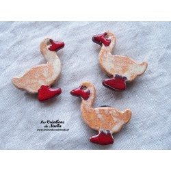 Magnet canard couleur vanille