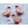 Magnet canard couleur vanille
