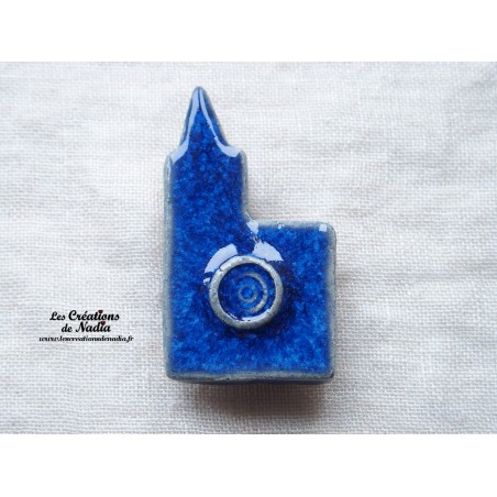 Magnet cathédrale couleur bleu outremer