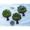 Bouton arbre d'été en céramique