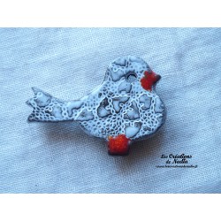 Magnet oiseau couleur Elsass café