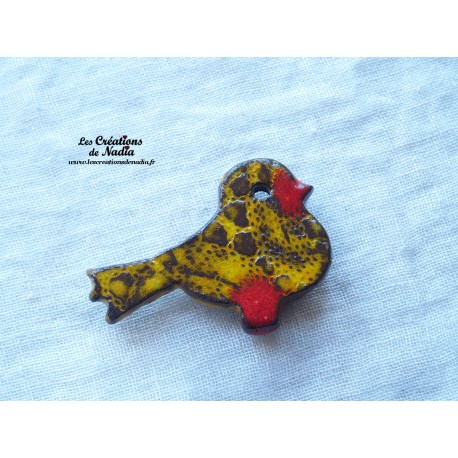 Magnet oiseau couleur jaune