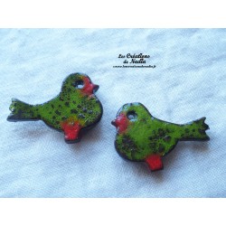Magnet oiseau couleur vert reinette