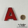 Lettre A en céramique