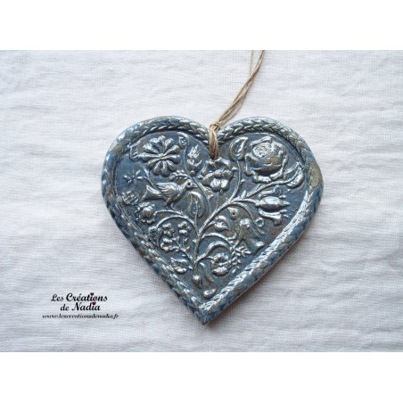 Coeur Springerlé bleu gauloise