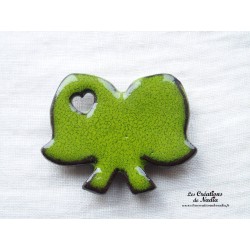 Magnet coiffe alsacienne couleur vert reinette