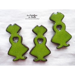 Magnet alsacienne couleur vert reinette