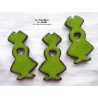 Magnet alsacienne couleur vert reinette