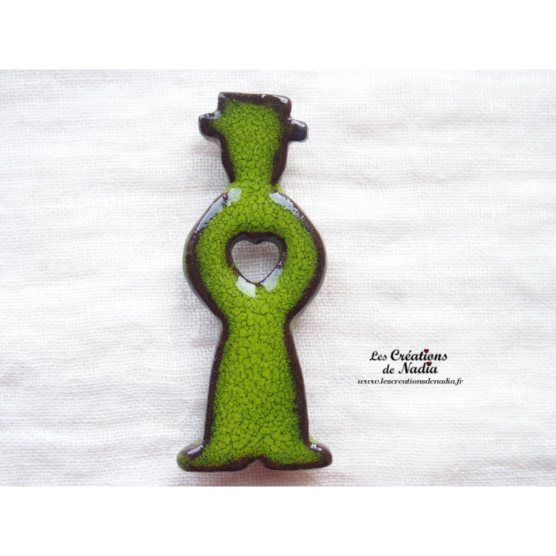 Magnet alsacien couleur vert reinette