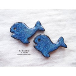 Magnet baleine couleur bleu