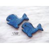 Magnet baleine couleur bleu