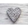 Magnet coeur couleur elsass café, impression fleur de vie