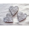 Magnet coeur couleur elsass café, impression fleur de vie