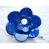 Fleur en céramique poppies taille XXL, couleur bleu nuit