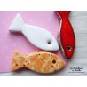 Lot de 6  sardines en céramique porte couteau