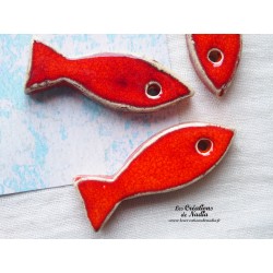 Sardines porte couteau en céramique couleur rot und wiss