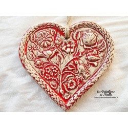 Coeur Springerlé couleur rot und wiss