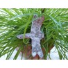 Lot de trois libellules en céramique pour les jardins et jardinières, couleur elsass café Lot de trois libellules en céramique pour les jardins et jardinières, couleur elsass café