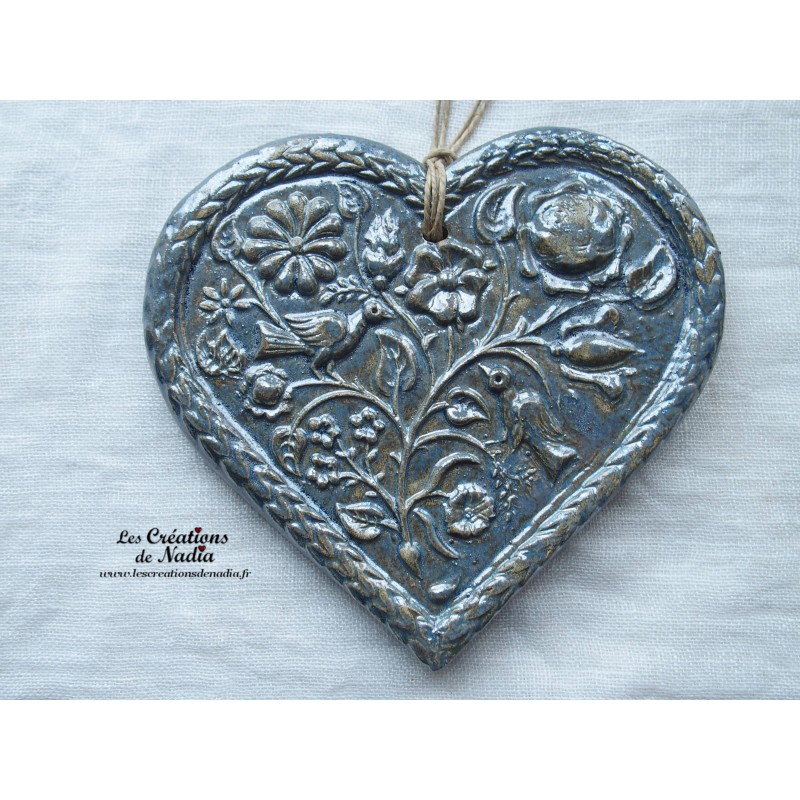 Coeur Springerlé bleu gauloise