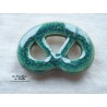 Magnet bretzel couleur vert bouteille