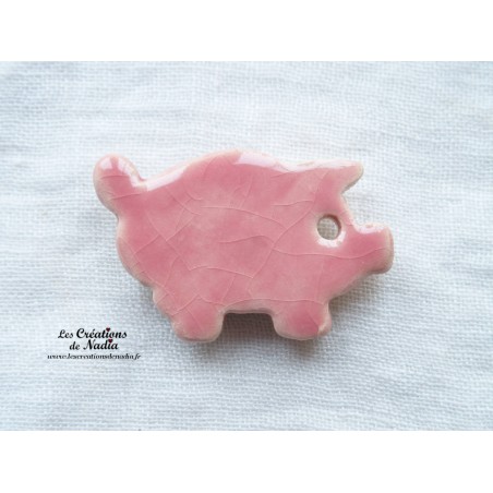 Magnet cochon en céramique