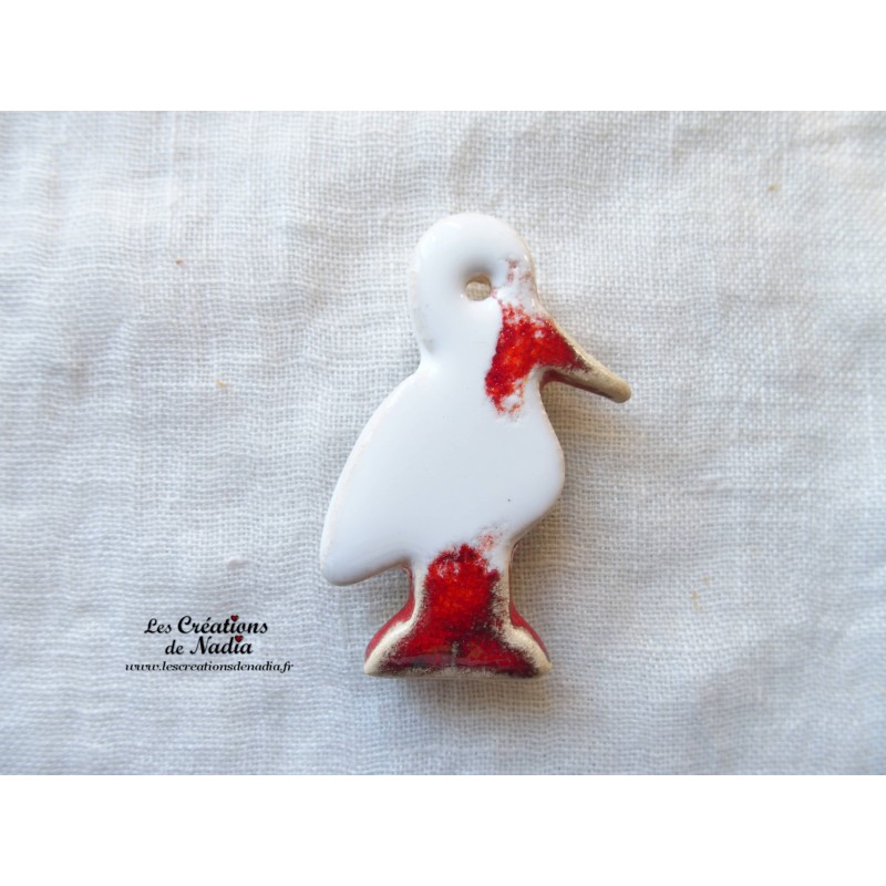 Magnet cigogneau couleur blanc