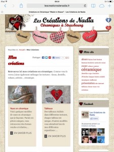 Les Créations de Nadia sur iPad