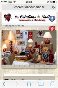 Les Créations de Nadia sur iPhone