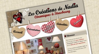 Site internet Les Créations de Nadia
