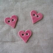 boutons coeurs
