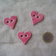 boutons coeurs