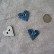boutons coeurs