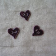 boutons coeurs