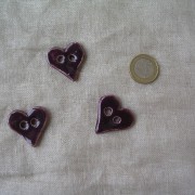 boutons coeurs