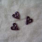 boutons coeurs