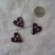 boutons coeurs