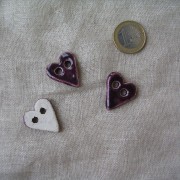 boutons coeurs
