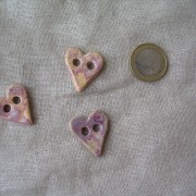 boutons coeurs