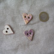 boutons coeurs