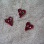 boutons coeurs