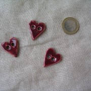 boutons coeurs
