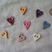 boutons coeurs